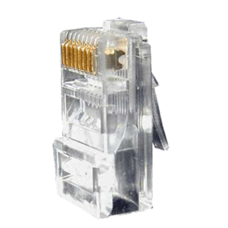 Lot 10 connecteurs RJ45 UTP Cat. 6 à sertir