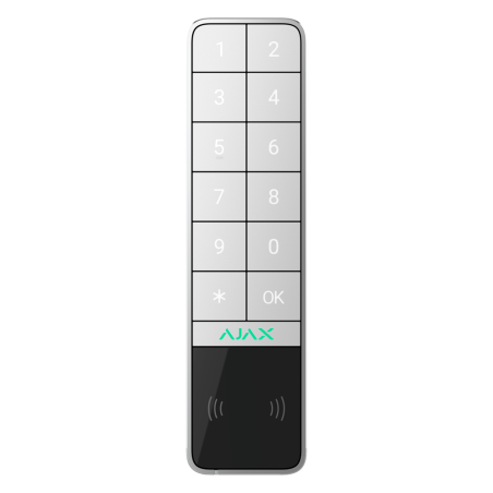 Clavier extérieur AJAX IP66/IK08 avec lecteur RFID - AJ-KEYPADOUTDOOR