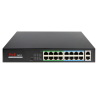 Switch PoE 16 ports PoE + 2 Uplink RJ45 Jusqu'à 160W