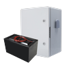 AJ-BATTERYBOX-7M - Kit de batterie avec boîte en polyester