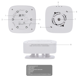 AJ-FIREPROTECT2-H-RB-W - Détecteur Chaleur