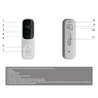 AJ-DOORBELL-4-GRE - Sonnette de porte 4 MP avec IA intégrée