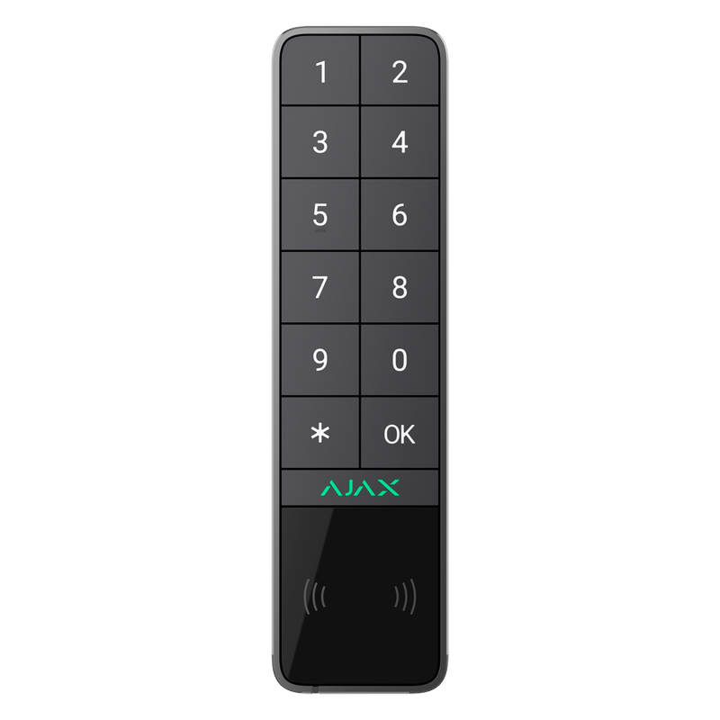 AJ-KEYPADOUTDOOR-GRA - Clavier extérieur IP66/IK08 avec lecteur RFID