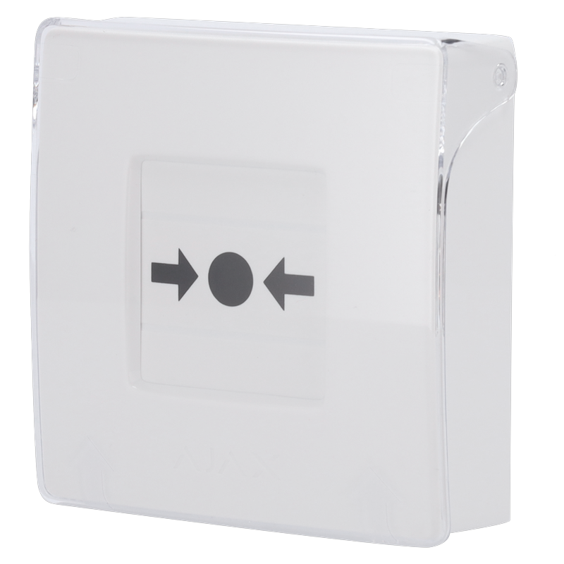 AJ-MANUALCALLPOINT-WHITE - Bouton d'alarme incendie manuel blanc