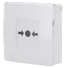 AJ-MANUALCALLPOINT-WHITE - Bouton d'alarme incendie manuel blanc