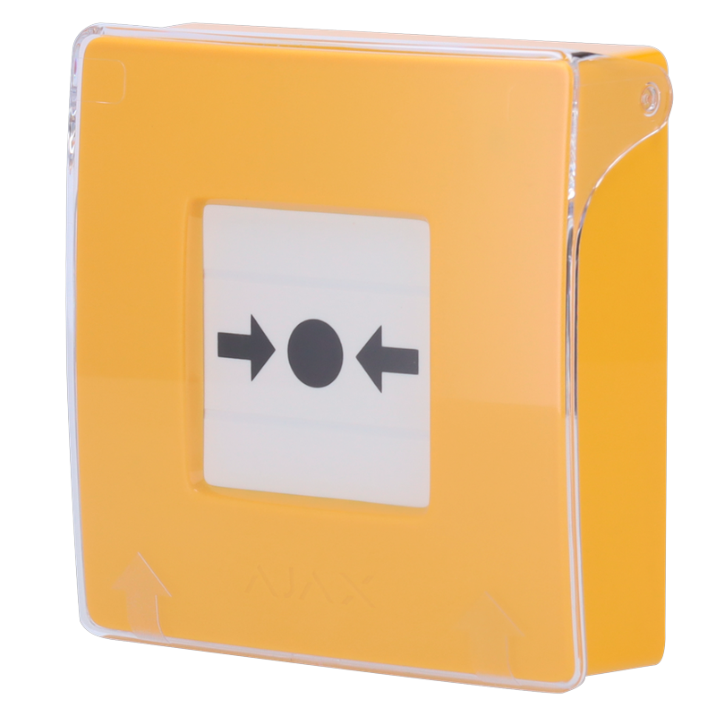 AJ-MANUALCALLPOINT-YELLOW - Bouton d'alarme incendie manuel jaune