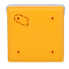 AJ-MANUALCALLPOINT-YELLOW - Bouton d'alarme incendie manuel jaune