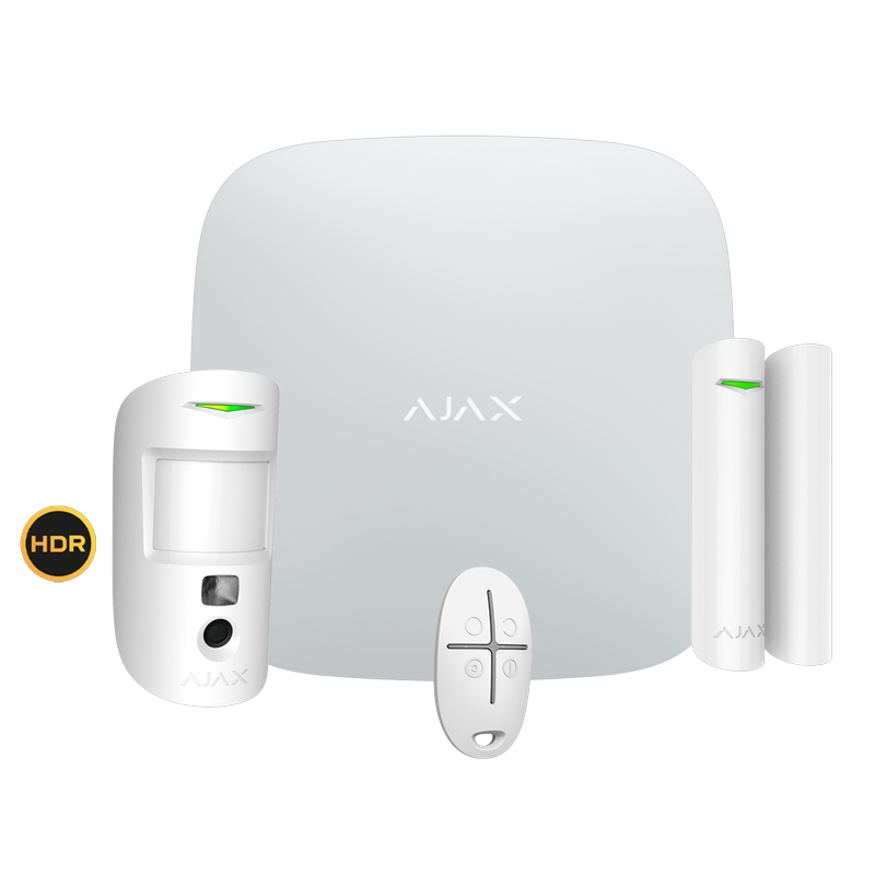 AJ-STARTERKITPLUS-CAM-HDR-W - Kit d'alarme professionnelle