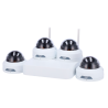 KIT Uniview - 4 Caméras Dôme Wifi Plug & Play + Enregistreur Wifi