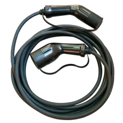 Câble de recharge Raedian Type 2 vers Type 2 triphasé - 7,5 m - 32 A