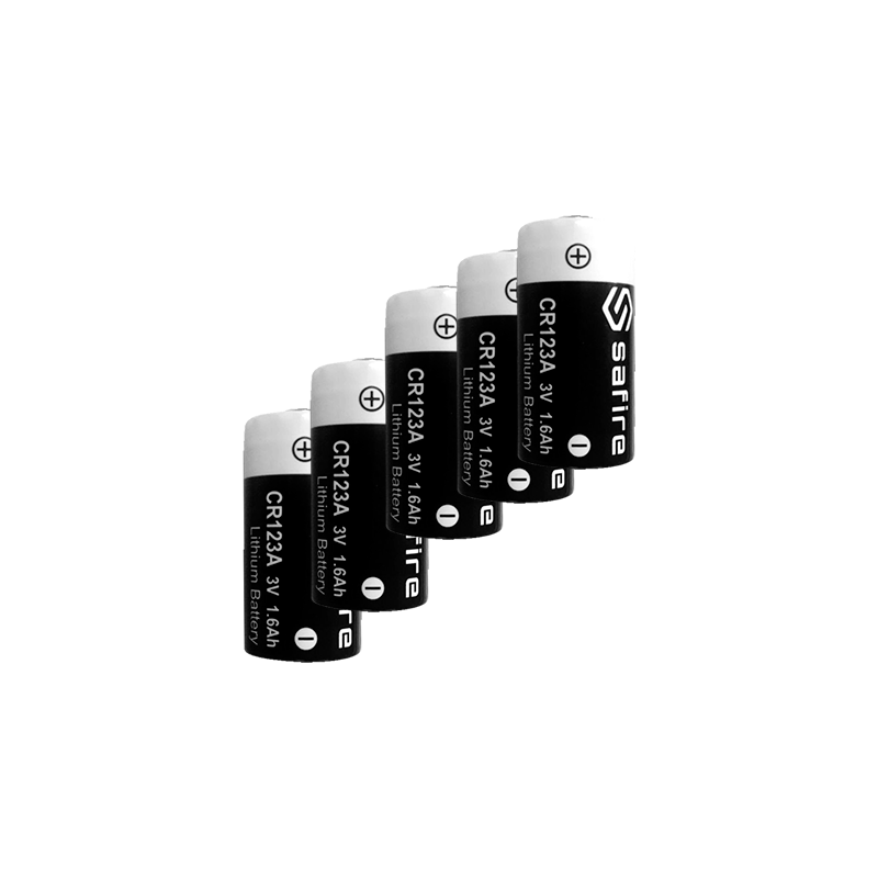 Pack de 10 Piles CR123A Safire