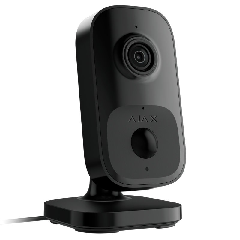 Caméra de surveillance intérieure avec Wi-Fi, détecteur de mouvement PIR et IA intégrée - AJAX IndoorCam NOIRE