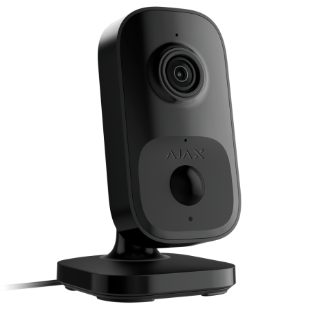 Caméra de surveillance intérieure avec Wi-Fi, détecteur de mouvement PIR et IA intégrée - AJAX IndoorCam NOIRE