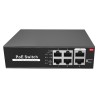 Switch PoE 4 ports PoE + 2 Uplink RJ45 Jusqu'à 60W