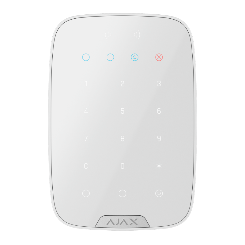 Clavier séparé avec lecteur RFID Ajax Superior KEYPADPLUS-S-W - Certifié NFA2P et grade 2