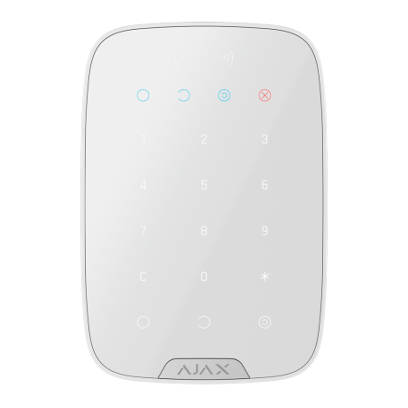 Clavier séparé avec lecteur RFID Ajax Superior KEYPADPLUS-S-W - Certifié NFA2P et grade 2