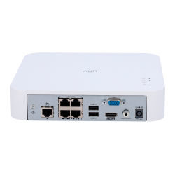 Enregistreur NVR pour caméra IP 4 Canaux PoE - Uniview